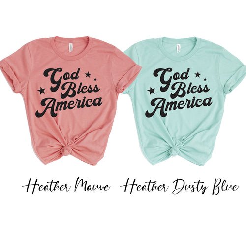 God Bless America T-shirt - Amoura