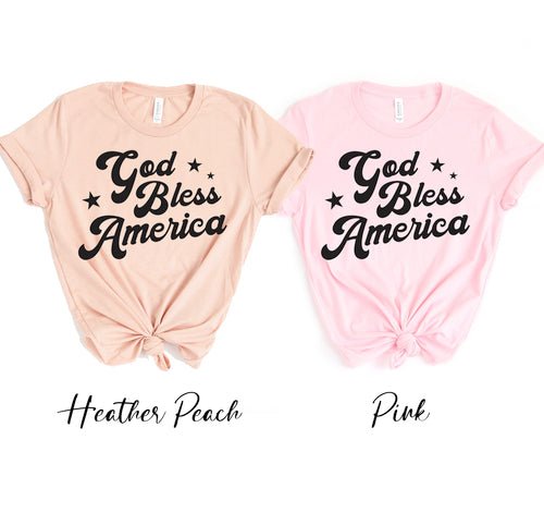God Bless America T-shirt - Amoura