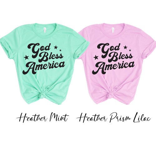 God Bless America T-shirt - Amoura